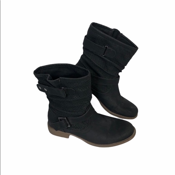 skechers buckle ankle boots